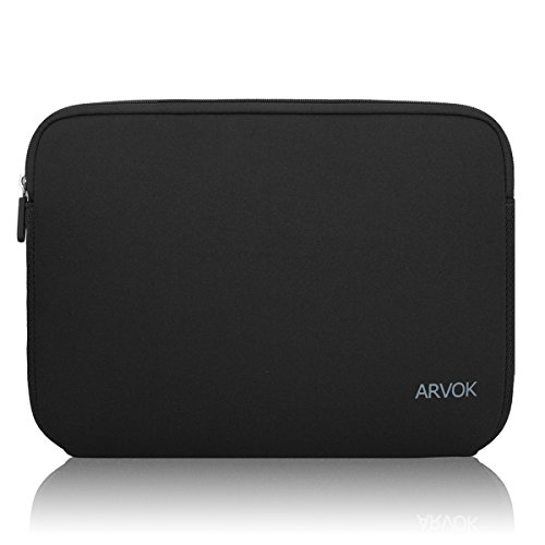 Arvok 13,3 Pulgadas Funda Protectora para Portátiles/Impermeable Ordenador Portátil Caso/Neopreno del Portátil Bolsa para Acer/ASUS/DELL/Fujitsu/Lenovo/HP/Samsung/Sony (Negro)