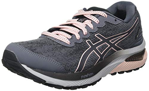 Asics Gel-Cumulus 22 G-TX, Road Running Shoe Mujer, Carrier Grey/Ginger Peach, 37 EU