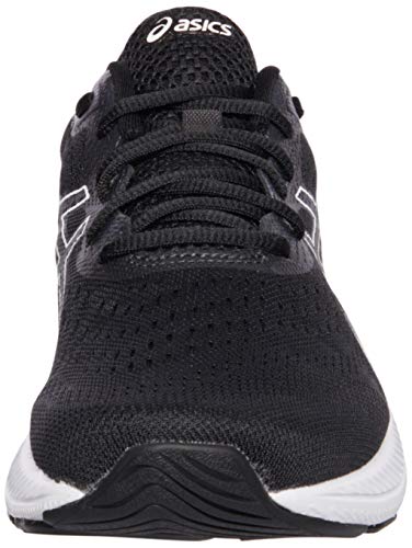 Asics Gel-Excite 8, Road Running Shoe Hombre, Black/White, 42.5 EU