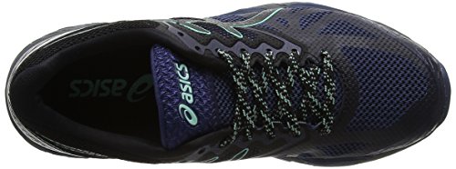 Asics Gel-Fujitrabuco 6 Trail, Zapatillas de Running Mujer, Azul (Insignia Blue/Black/Ice Green), 37.5 EU