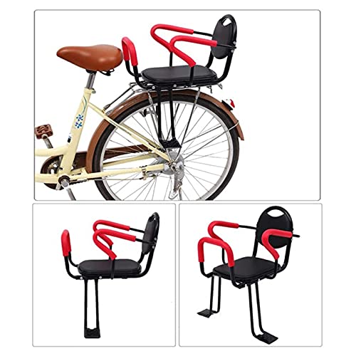 Asiento Trasero De Bicicleta para Niños Asiento De Bicicleta con Barandillas Extraíbles Y Almohadillas para Los Pies Postura De Asiento Segura Engrosamiento Y Ensanchamiento De 1 a 8 Años