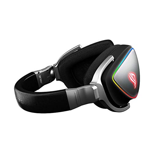 ASUS ROG Delta - Auriculares gaming RGB (Hi-Res ESS Quad-DAC, efecto de iluminación circular RGB y conector USB-C compatible con PC, PS5, XBOX Series X, Nintendo Switch y móviles) Negro