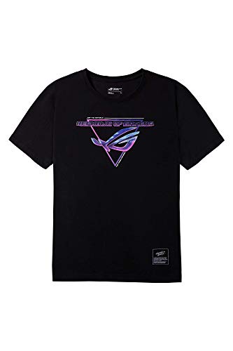 ASUS ROG Premium - Camiseta para juegos (100% algodón, manga corta, cuello redondo) - - XX-Large