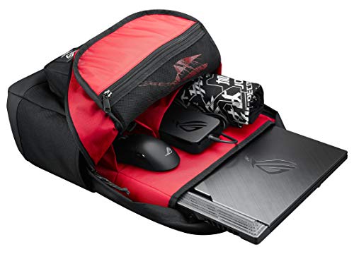 ASUS ROG Ranger BP1503 - Mochila (ligera para gamers con material repelente al agua, múltiples bolsillos y capacidad para un portátil de hasta 15 pulgadas)