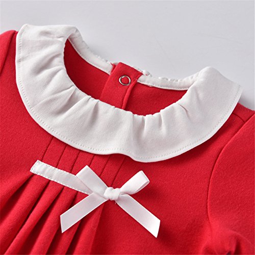 Auro Mesa - Body - para bebé niña Rojo rosso M