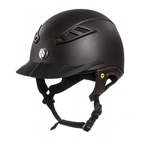 Back on Track EQ3 Lynx Smooth Top - Casco de equitación (talla S, 50-53 cm), color negro, azul o marrón