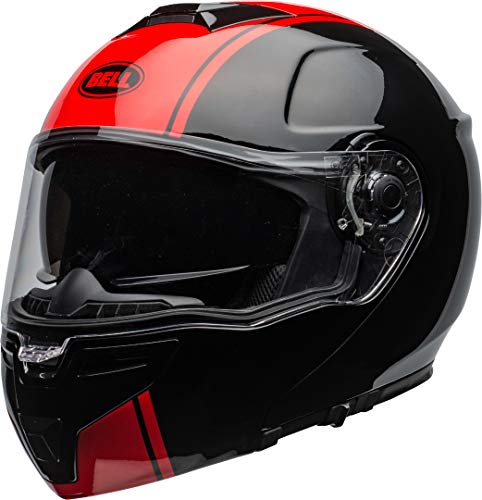 BELL HELMET SRT MODULAR RIBBON BLACK/RED M