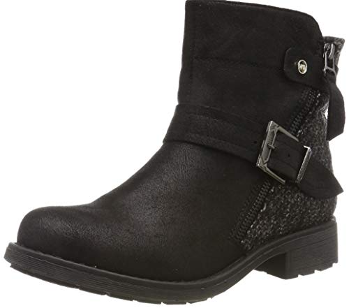 Beppi 2167360, Botas Biker Mujer, Negro (Preto Preto), 41 EU