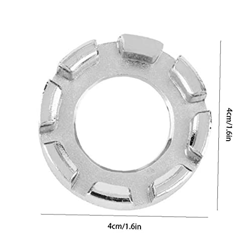 Bici Habló La Herramienta De La Llave, Ronda De La Bici Habló del Pezón Llave 8 Vía De La Plata Groove Bicicletas Lamer Rueda De Ajuste Llave Galvanizado Herramienta De Reparación
