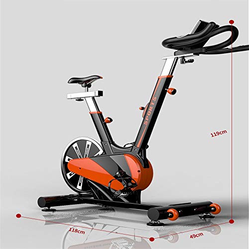 Bicicleta de Spinning Bicicleta de spinning for trabajo pesado 11KG volante aeróbico Estudio bicicleta de entrenamiento bicicleta for ejercicios de fitness Ciclismo Home Fitness Gym LED Monitor Bici S