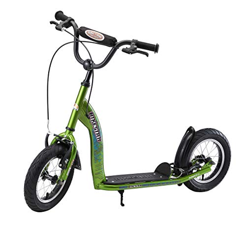 BIKESTAR Patinete Infantil Patineta Scooter Premium Scooter para niños y niñas a Partir de 6-7 años | Edición 12" Sport | Verde