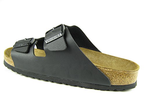 Birkenstock Original Arizona Birko Flor Estrecho Soft-Footbed, , Black, 551253 40,0