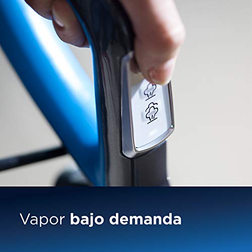 Bissell 1977N Aspirador y Limpiador a Vapor, 1600 W, 81 Decibelios, Gris Titanio / Azul