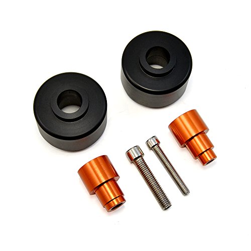 BJ Global motocicleta rueda delantera horquilla marco Slider Protector de caída para KTM Duke RC 125/200/390