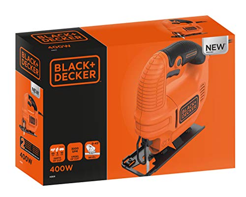 BLACK+DECKER KS501 Sierra de calar 400 W 3000 carreras/minuto