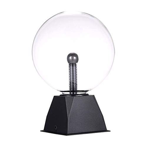 Bola de plasma mágica, flashes Plasma Ball de 6 pulgadas, sensible al tacto lámpara de bola mágica para decoración creativa y regalo novedoso, 220 V, luz roja