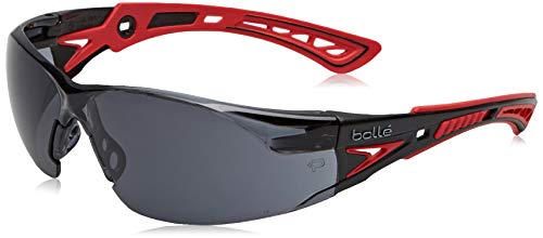 Bollé APRUSH+SMOKE - Gafas de seguridad (cristales ahumados), diseño deportivo