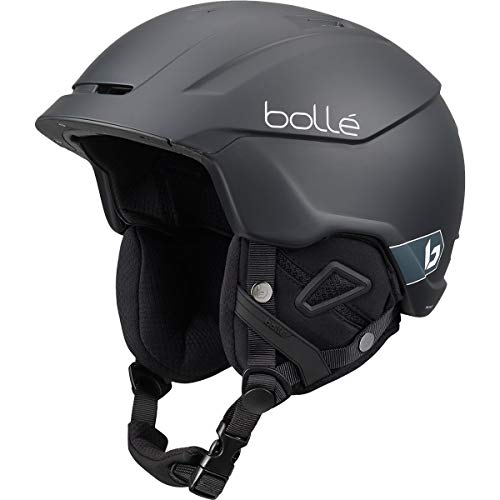 Bollé Instinct Casco de esquí, Unisex-Adult, Matte Black Corp, 58-61 cm