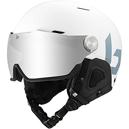 Bollé Might Visor Cascos de esquí, Adultos Unisex, Offwhite Matte, 52-55 cm