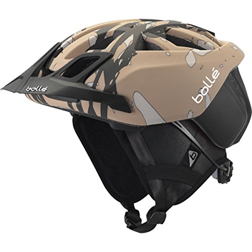 bollé The One, Casco de Bicicleta Unisex Adulto, Unisex Adulto, The One, Nero/Brown Camo, L