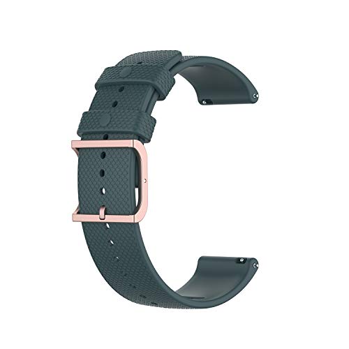 BoLuo 22mm Correa para Polar Grit X /Vantage M,Correas Reloj,Bandas Correa Repuesto,Silicona Reloj Recambio Brazalete Correa Repuesto para Polar Vantage M2/Garmin Venu 2/Vivoactive 4 (verde)