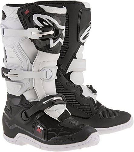 Botas Mx Niño Alpinestars Tech Seven S Negro-Fluorescent-Amarillo (Eu 40.5 / Us 7 , Negro)