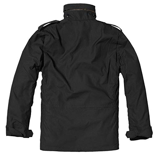 Brandit M-65 Feldjacke Classic, Chaqueta para Hombre, negro, XL