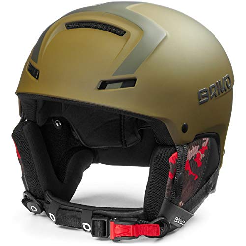 Briko Faito Casco de esquí/Snow, Adultos Unisex, Matt Brown Breen-Deep Brown, 53-55 cm