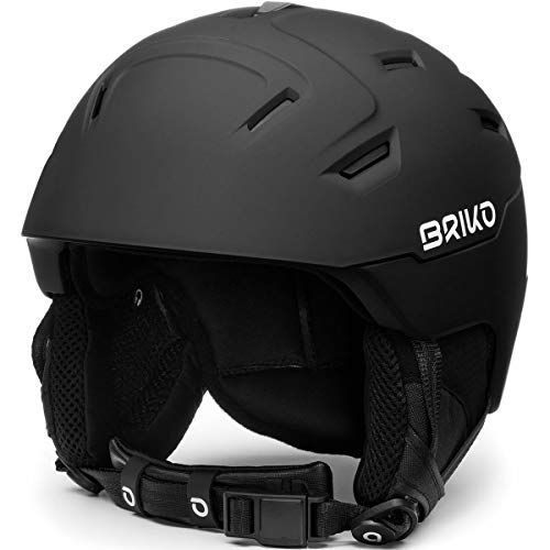 Briko Storm 2.0 Casco de esquí/Snow, Adultos Unisex, Matt Black, 59-64 cm