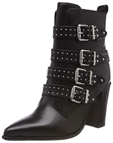 Bronx Americana, Botines Mujer, Negro 01, 37 EU