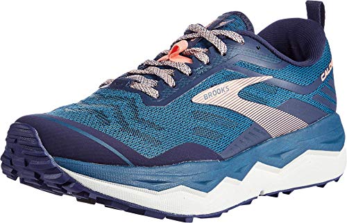 Brooks Caldera 4, Zapatillas para Correr Mujer, Blue/Peacoat/Desert Flower, 35.5 EU