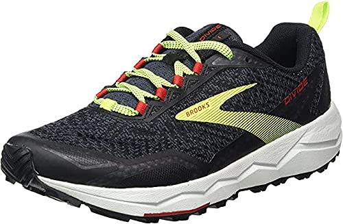 Brooks Divide, Zapatillas para Correr Hombre, Negro Verde, 40.5 EU