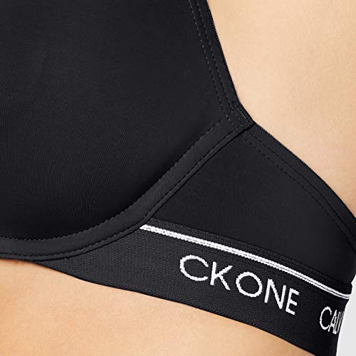 Calvin Klein Unlined Demi, Sujetador para Mujer, Negro (Black 001), 38D