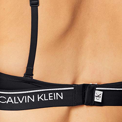 Calvin Klein Unlined Demi, Sujetador para Mujer, Negro (Black 001), 38D