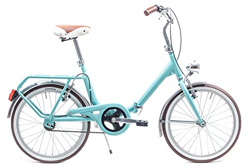 CAPRI Bambina Bicicleta, Adultos Unisex, Aquamarina, Mediano