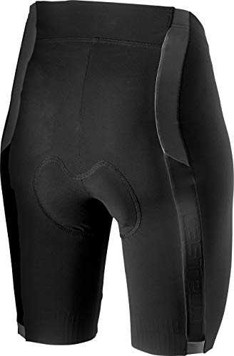 castelli Velocissima 2 Pantalones Cortos, Mujer, Negro, L