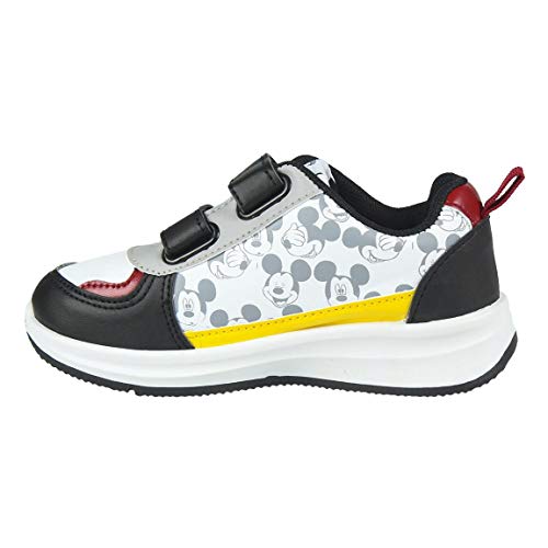 CERDÁ LIFE'S LITTLE MOMENTS Cerdá-Zapatilla con Luz Mickey Mouse de Color Blanco, 24 EU