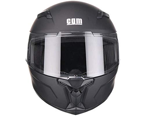 CGM 307A-ALA-01 Negro Mate (XL) Casco Integral (Valencia pinlock), Hombre, L (59-60cm)