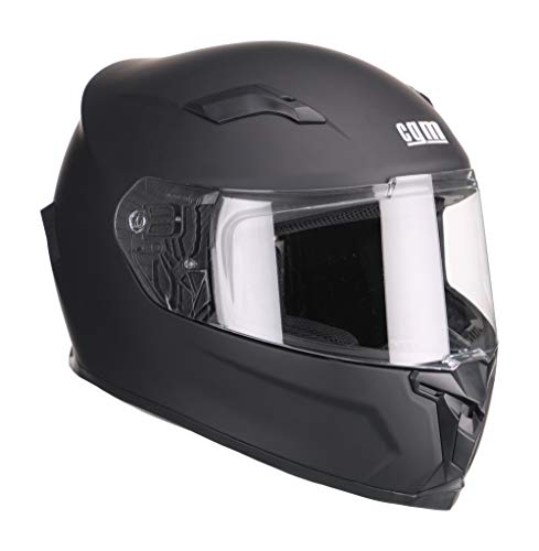 CGM 307A-ALA-01 Negro Mate (XL) Casco Integral (Valencia pinlock), Hombre, L (59-60cm)