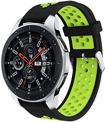 Chainfo Correa de Reloj Compatible con Polar Ignite/Polar Unite, Silicona Correa Reloj con Acero Inoxidable Hebilla desplegable (20mm, Pattern 9)