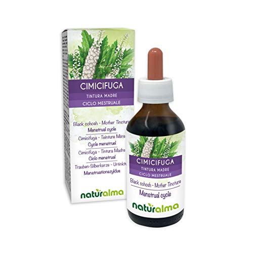 Cimicífuga (Cimicifuga racemosa o Actaea racemosa) rizomas Tintura Madre sin alcohol Naturalma | Extracto líquido gotas 100 ml | Complemento alimenticio | Vegano