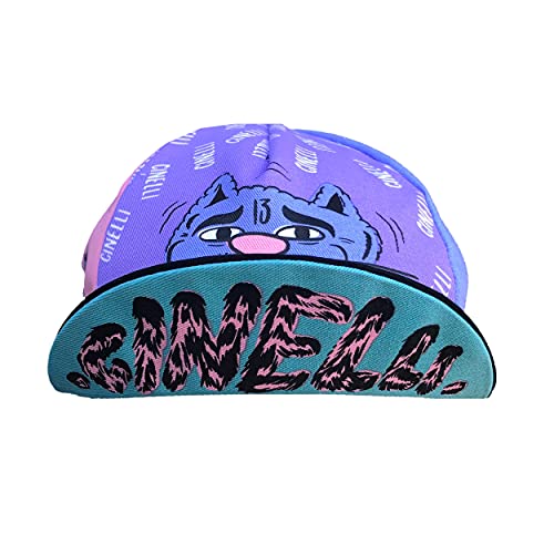 Cinelli Gorra de ciclismo unisex Stevie Gee, diseño de gato callejero, talla única