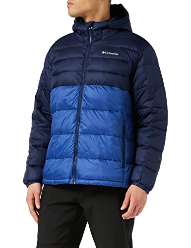 Columbia Buck Butte Insulated Hooded Chaqueta Aislante con Capucha, Hombre, Night Tide, Collegiate Navy, M