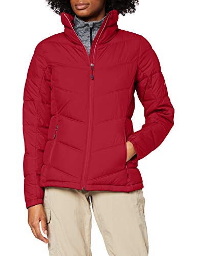 Columbia Pike Lake Insulated - Chaqueta Impermeable para Mujer, Rojo (Pomegranate), Talla XS