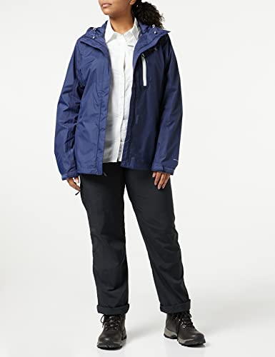 Columbia Pouring Adventure II Jacket, Mujer, Nocturnal, White Zip, M