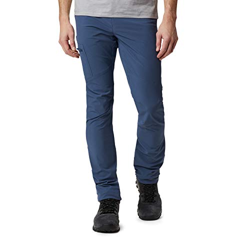 Columbia Triple Canyon, Pantalones de senderismo, Hombre, Azul (Dark Mountain), Talla W36/L32