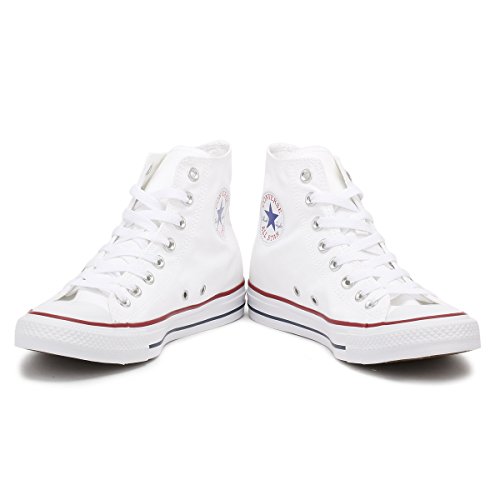 Converse All Star Hi Canvas Zapatillas Blancas Ópticas -UK 7