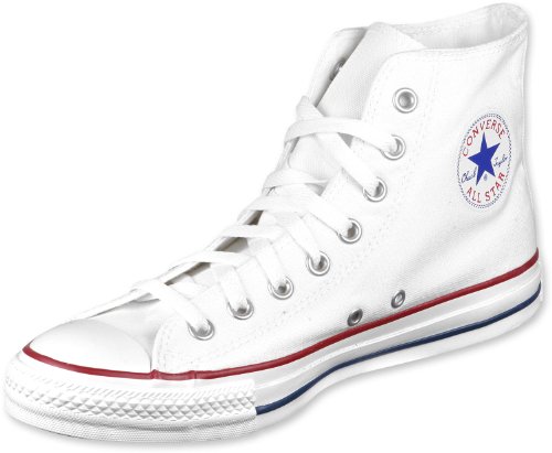 Converse All Star Hi Canvas Zapatillas Blancas Ópticas -UK 8