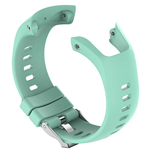 Correa de reloj de silicona verde 22MM Accesorios de repuesto para Suunto para Spartan Trainer Wrist HR