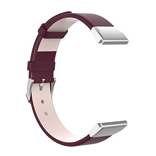 Correa para Garmin Fenix 6X,26mm Correas Reloj,Bandas Correa,Genuine Leather Reloj Recambio Brazalete Correa Repuesto para Garmin Fenix 5X Plus/Fenix 5X/Fenix 6X Pro/Fenix 3 Sapphire/Fenix 3 (morado)